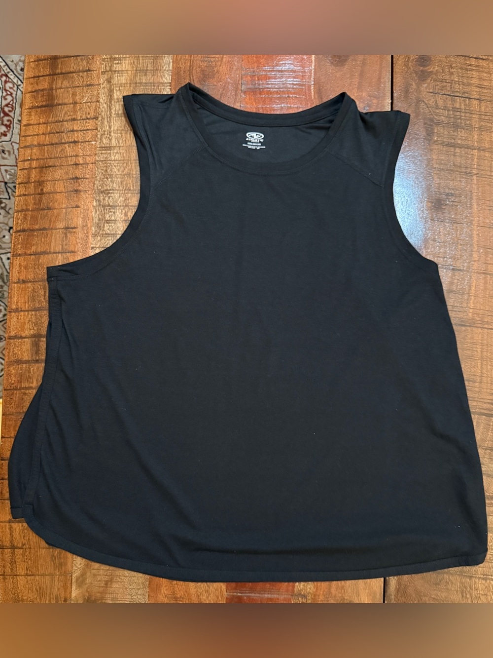 Women’s Athletic Works Black Muscle Tank